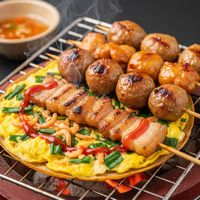 Banh trang nuong grilled rice paper