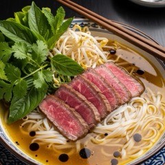 Wagyu pho Michelin starred dish