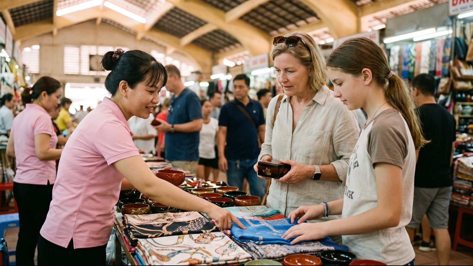 Saigon shopping tour with a local